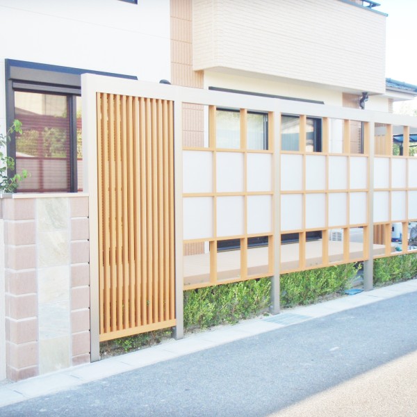 目隠しユニット(木調)