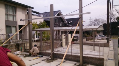 ダブルフェース　着工中