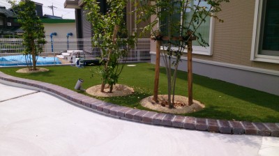 西原様　人工芝