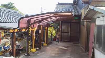 カーポート屋根張替①