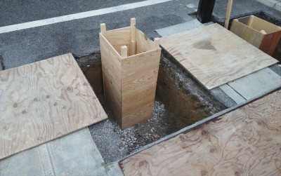 基礎型枠設置_R