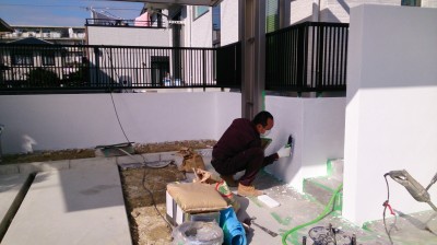 ご新築　塗壁③