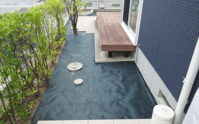 防草ｼｰﾄ施工後