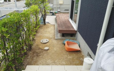 防草ｼｰﾄ施工前