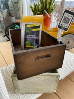 antique wooden box